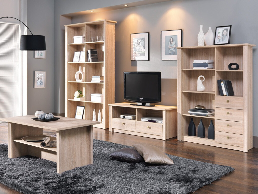 Conjunto de salón Elialo 104 (Roble Sonoma)