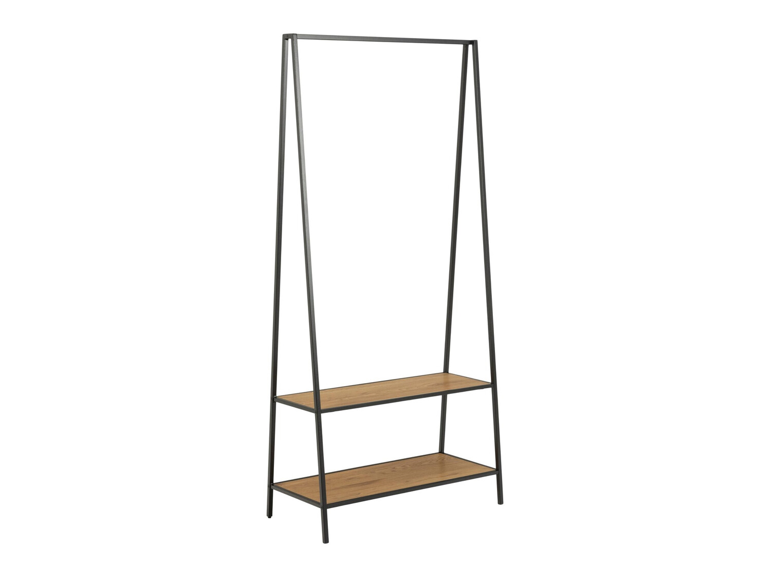 Perchero Norsica Sevferi 160 (Negro + Roble salvaje)