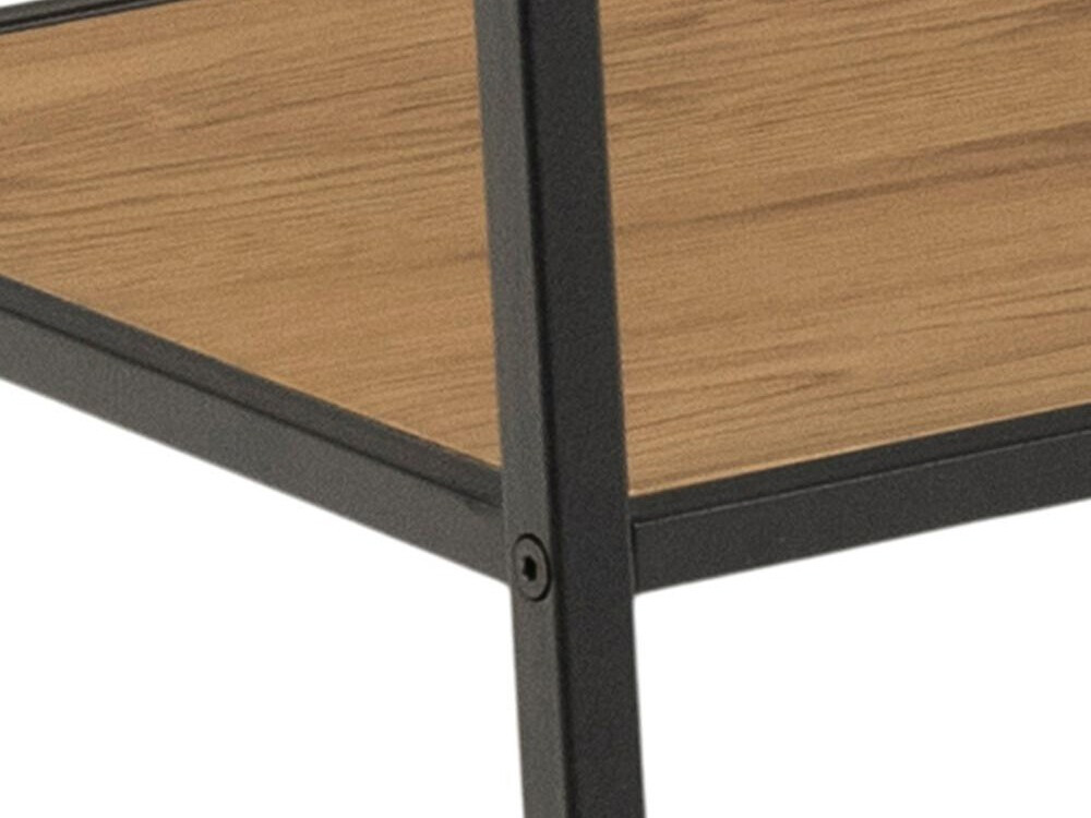 Perchero Norsica Sevferi 160 (Negro + Roble salvaje)