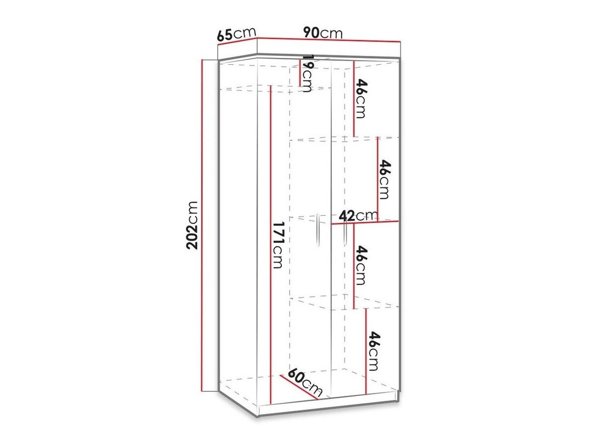 Armario Catromi 117 (Roble Artisan)