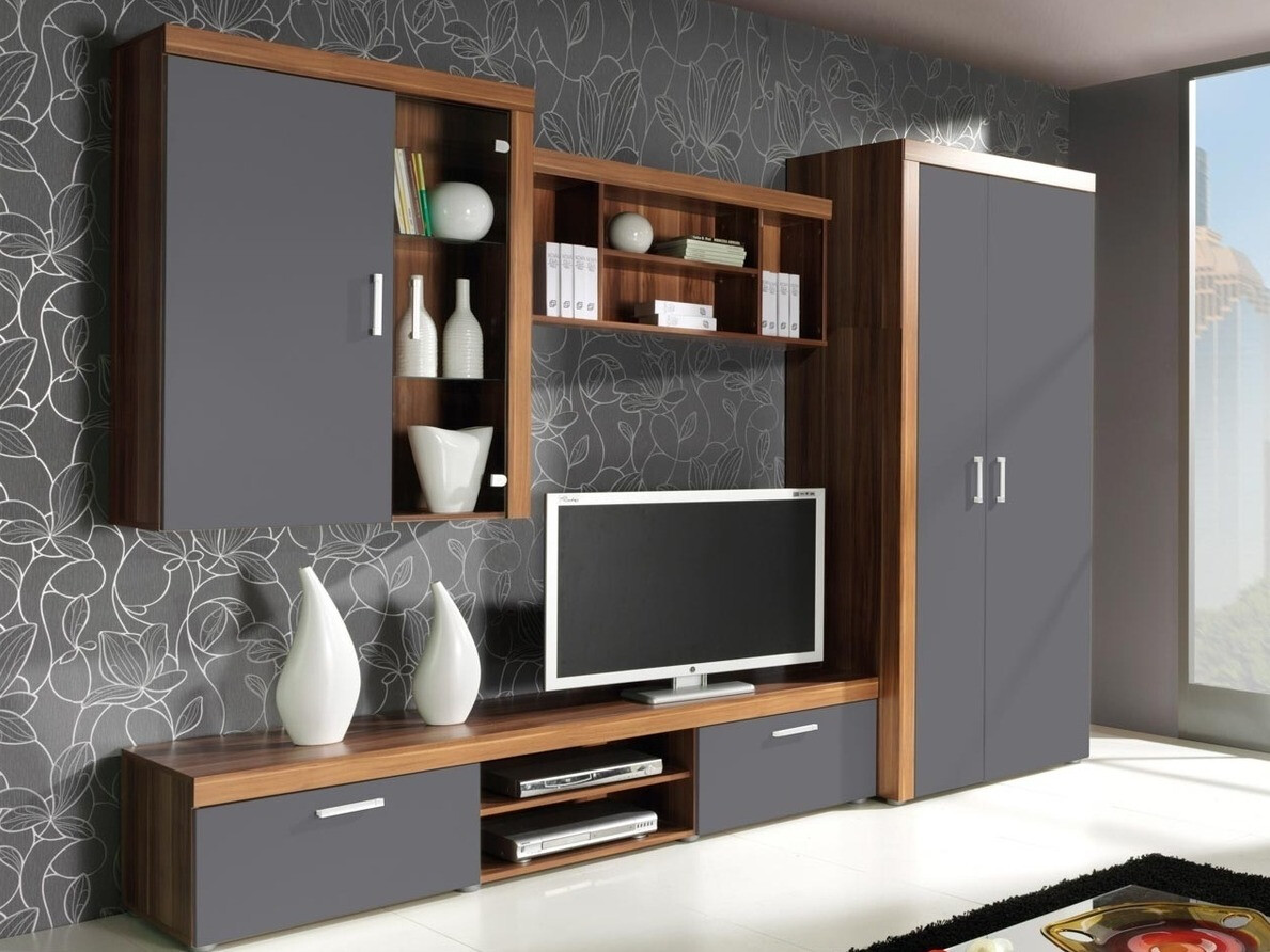 Armario Cormiru 111 (Ciruela + Grafito)