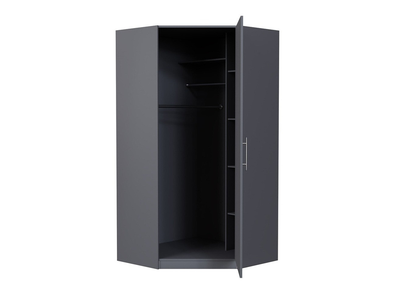 Armario de rincón Cavmero 106 (Antracita)