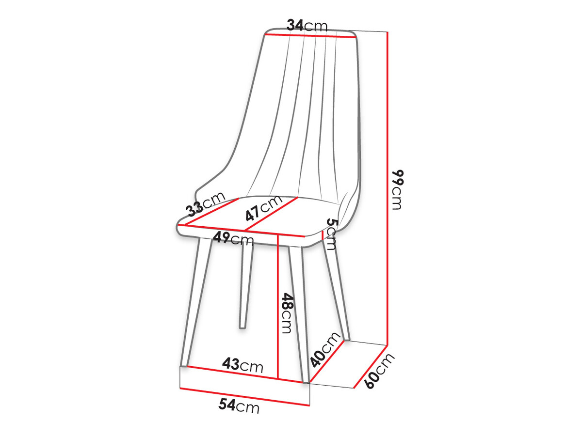 Conjunto de mesas y sillas para comedor Racine 126 (Negro)
