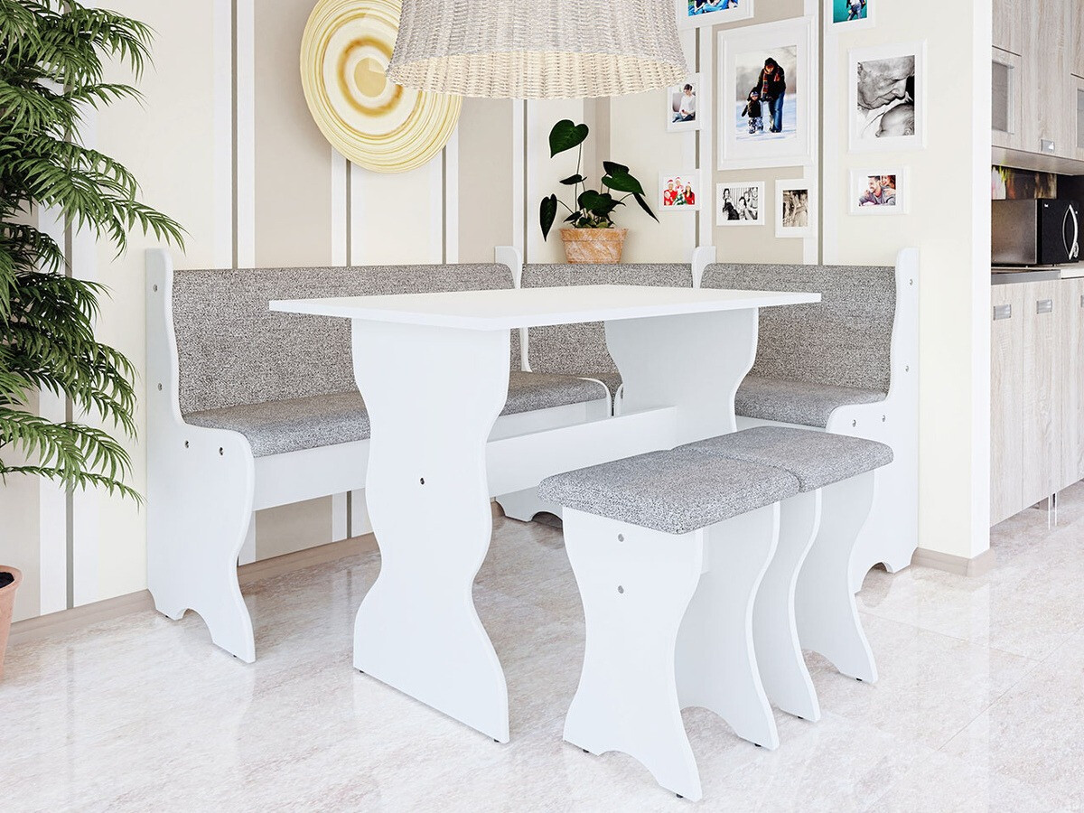 Banco esquinero Reading 100 (Blanco + Alfa 13)