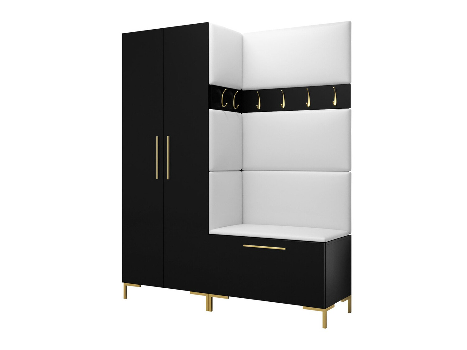 Conjunto para recibidor Nomal I (Negro)