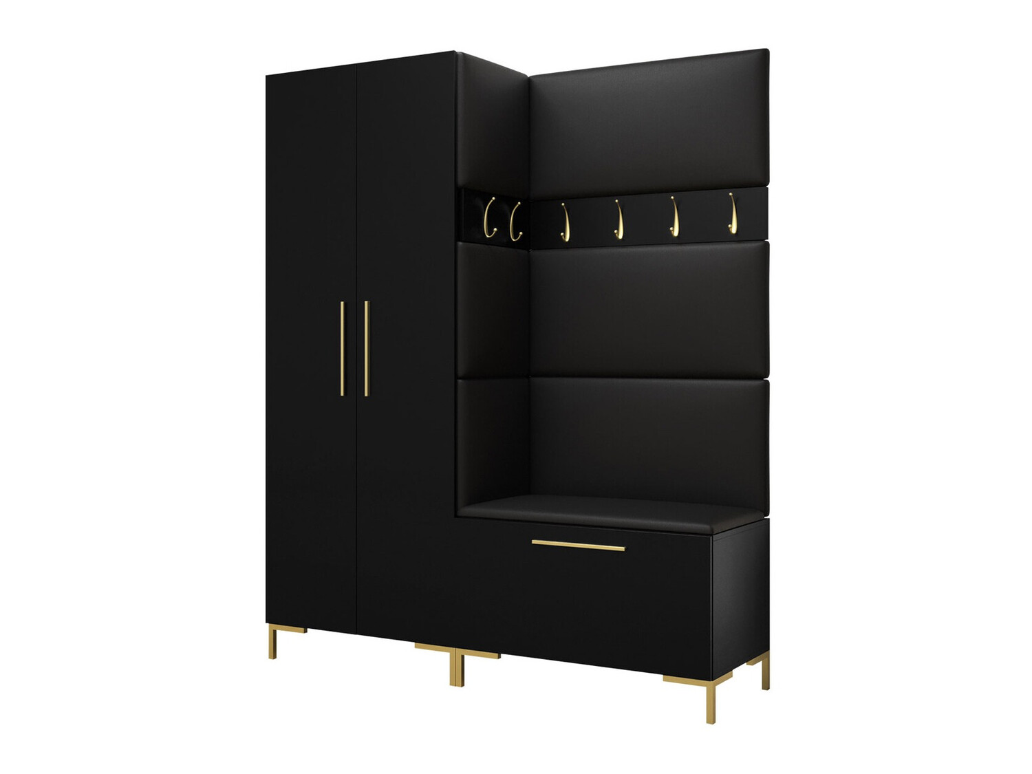 Conjunto para recibidor Nomal I (Negro)