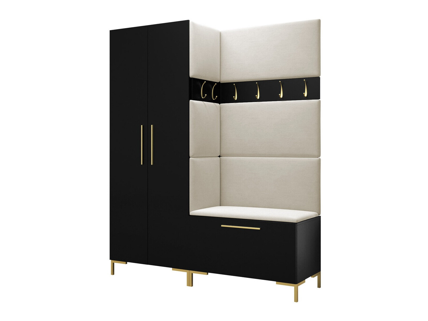 Conjunto para recibidor Nomal I (Negro)