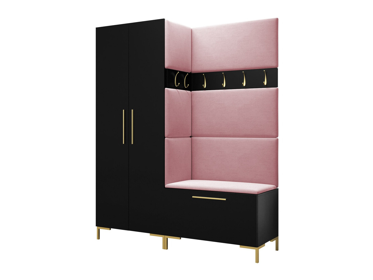 Conjunto para recibidor Nomal I (Negro)