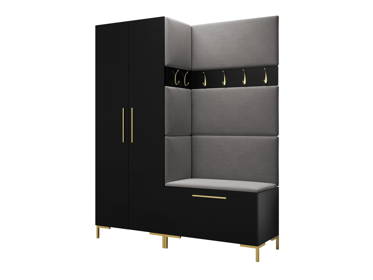 Conjunto para recibidor Nomal I (Negro)