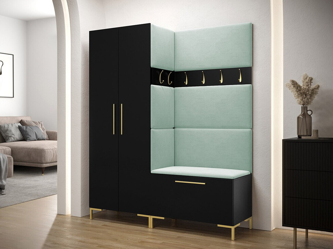 Conjunto para recibidor Tivsoa 100 (Negro)