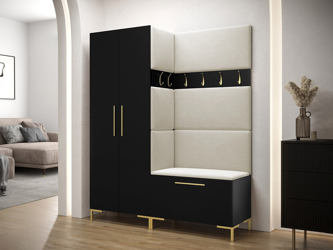 Conjunto para recibidor Tivsoa 100 (Negro)