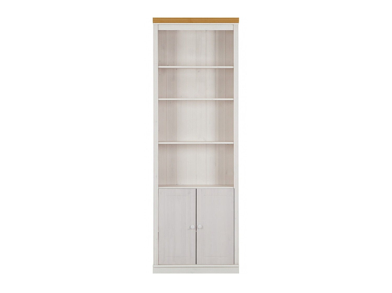 Estantería Saltoro 103 (Blanco + Miel de roble)