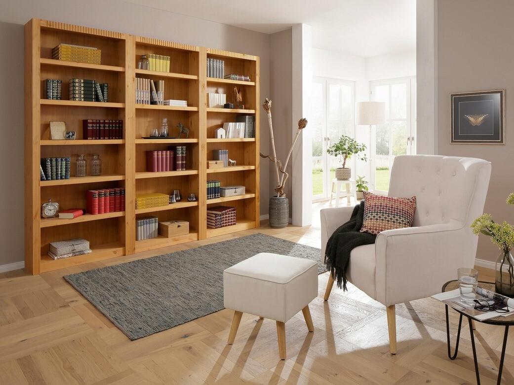 Conjunto de estantería Orlmara 106 (Pino)