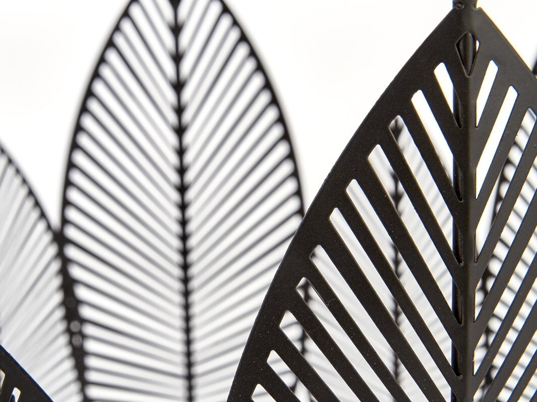 Conjunto de mesas auxiliares Houston 974 (Negro + Luminoso madera)