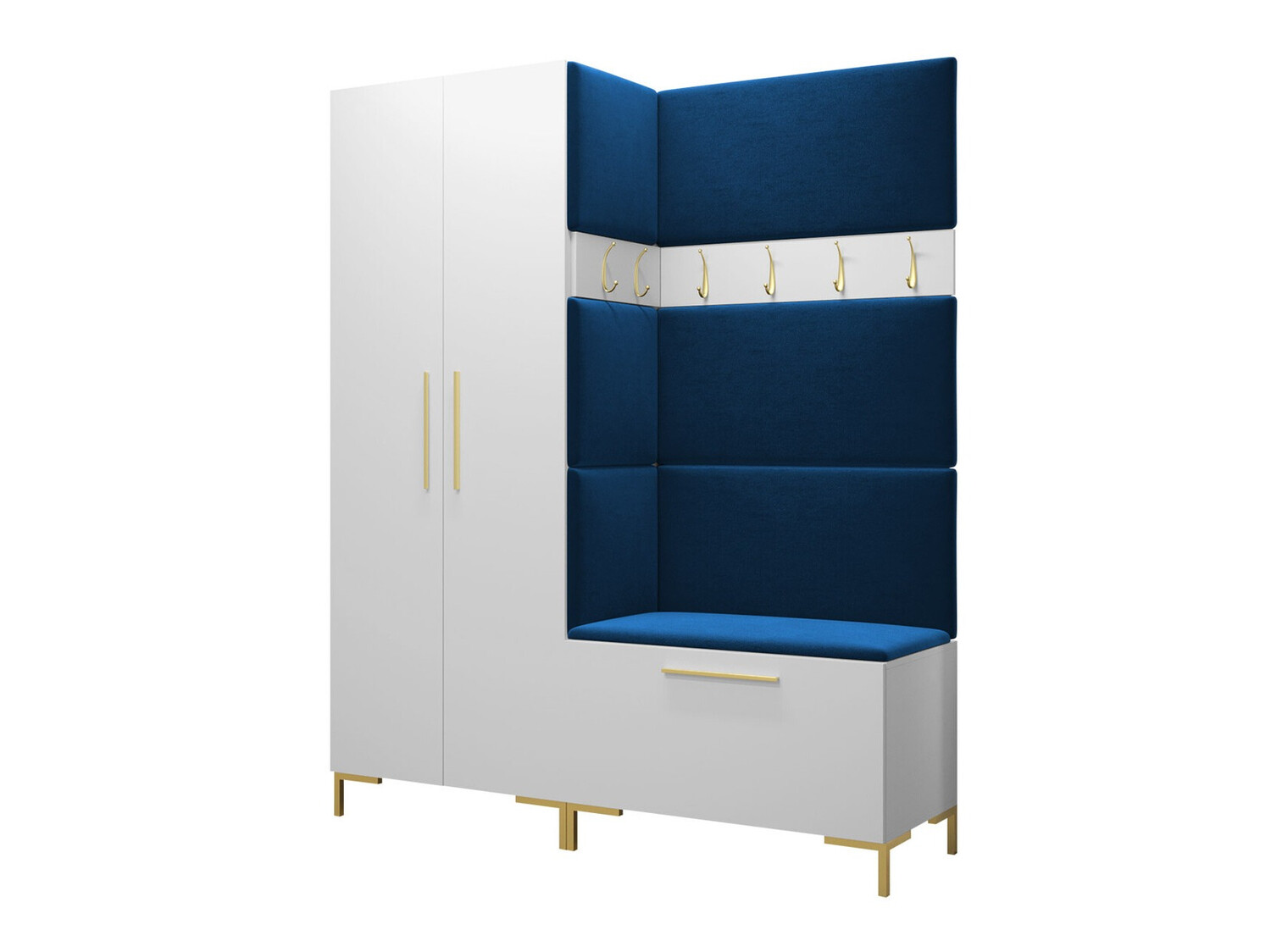 Conjunto para recibidor Tivsoa 100 (Blanco)