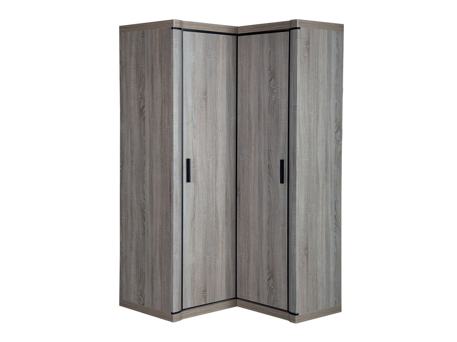 Armario de rincón Lorelie 119 (Trufa roble)