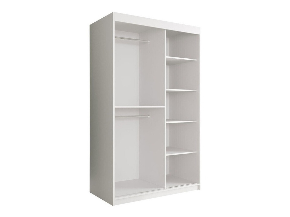 Armario Hartford 247 (Negro mate + Mármol blanco)