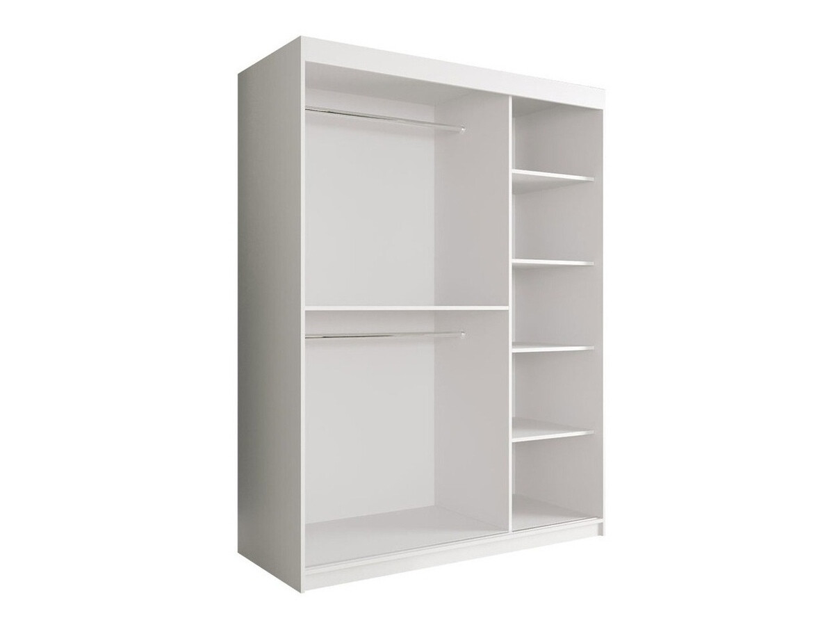 Armario Hartford 248 (Mate blanco + Mármol negro)