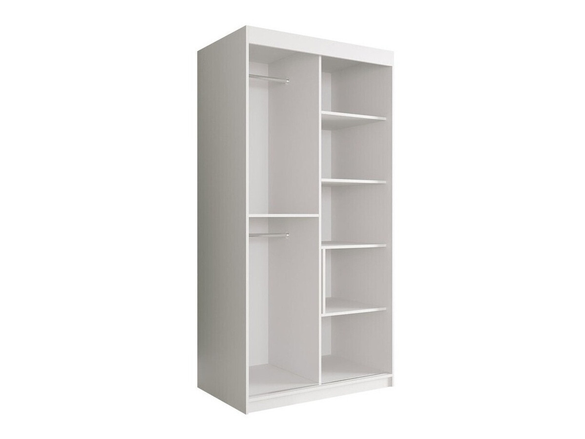 Armario Hartford 252 (Negro mate + Mármol blanco)