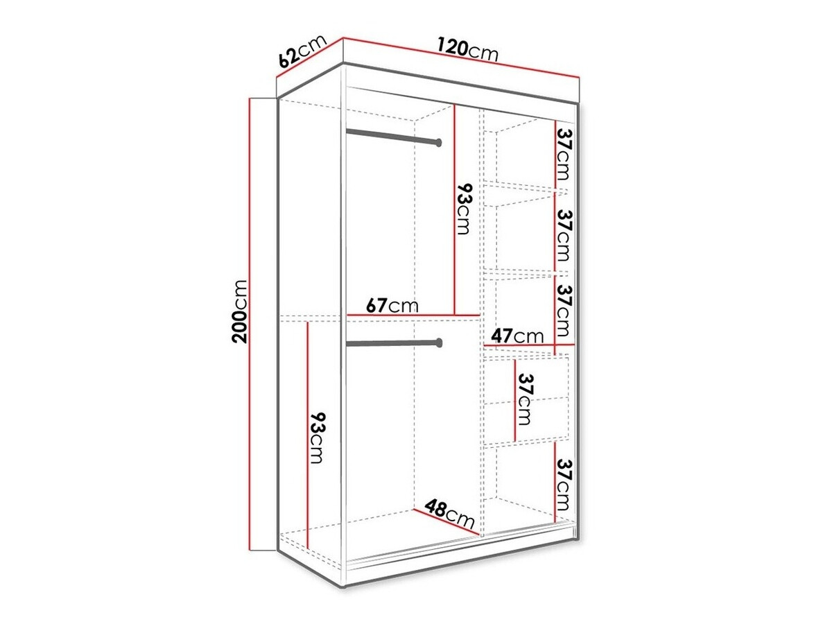 Armario Hartford 253 (Mate blanco + Mármol blanco)