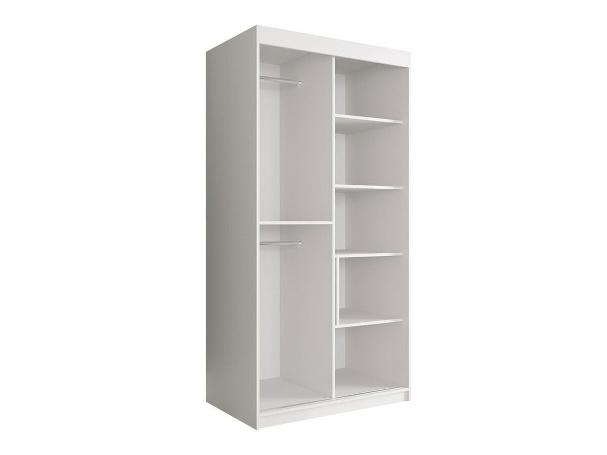 Armario Hartford 258 (Mate blanco + Mármol blanco)