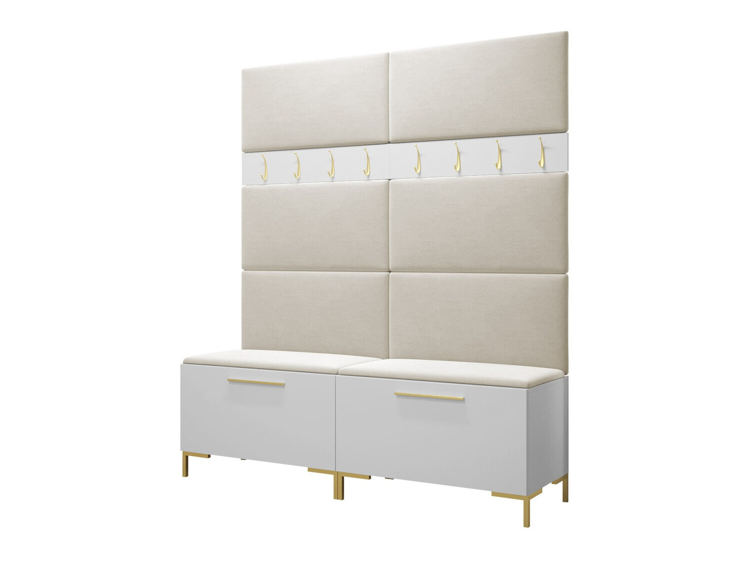 Conjunto para recibidor Nomal II (Blanco)