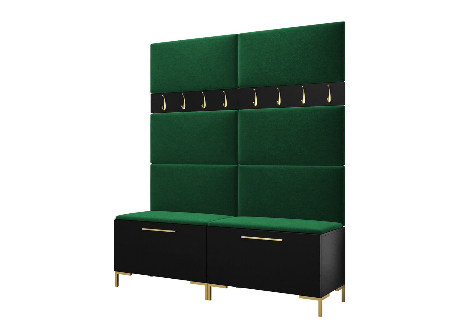 Conjunto para recibidor Nomal II (Negro)