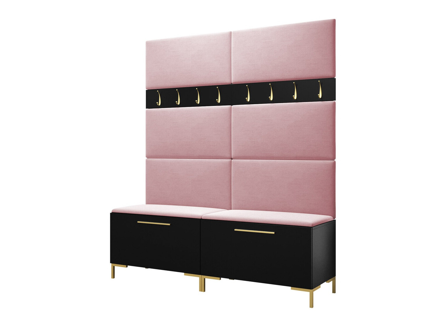 Conjunto para recibidor Nomal II (Negro)