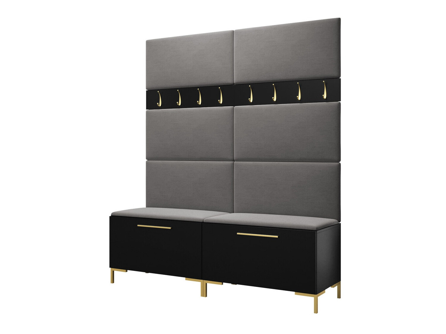 Conjunto para recibidor Nomal II (Negro)