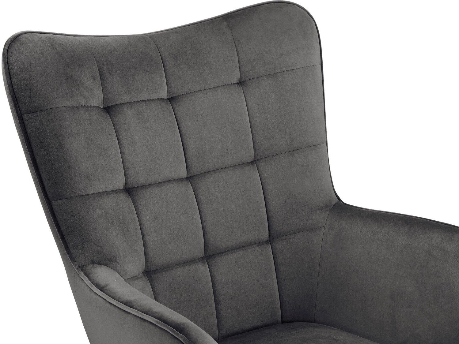 Sillón Denton 530 (Gris + Dorado)