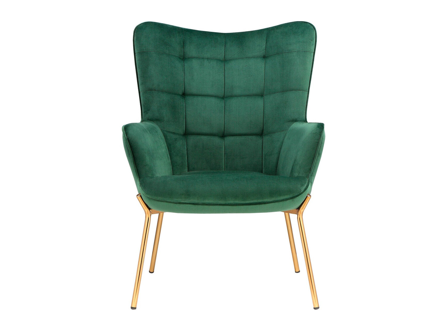 Sillón Denton 530 (Verde + Dorado)