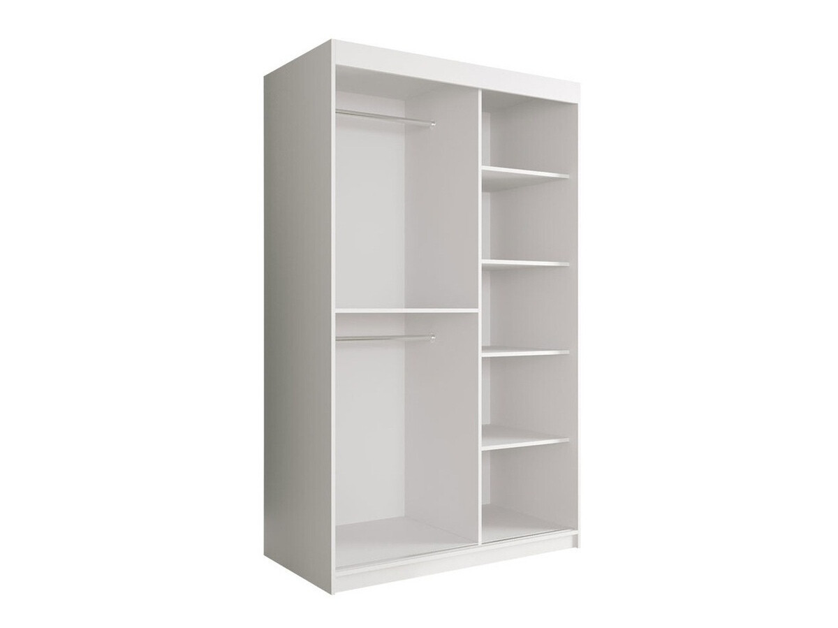 Armario Hartford 241 (Negro mate + Mármol blanco)