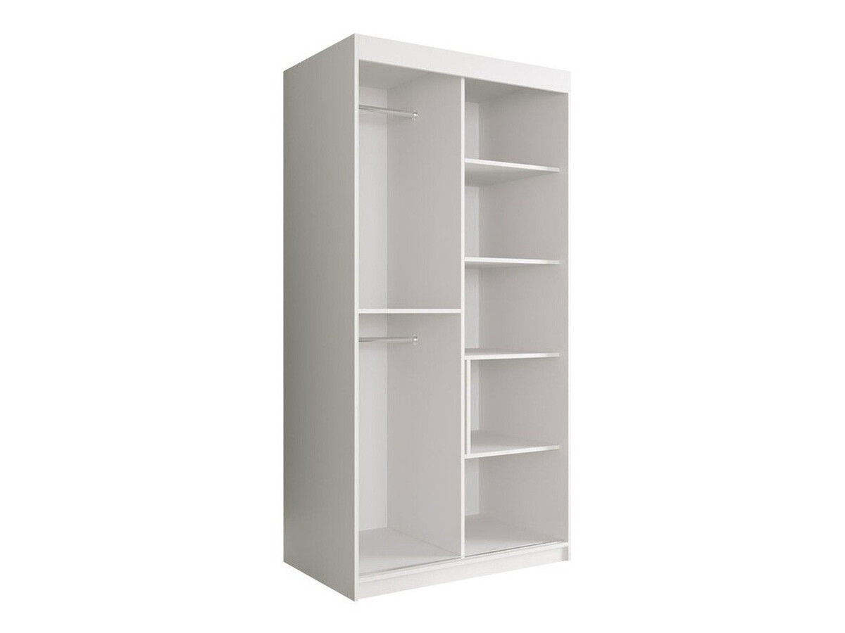 Armario Hartford 246 (Mate blanco + Mármol blanco)