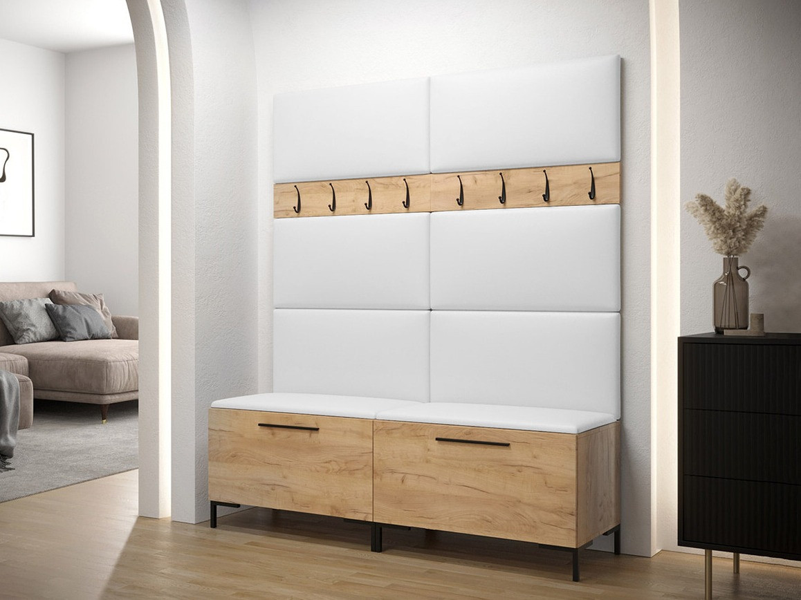 Conjunto para recibidor Nomal II (Craft roble)