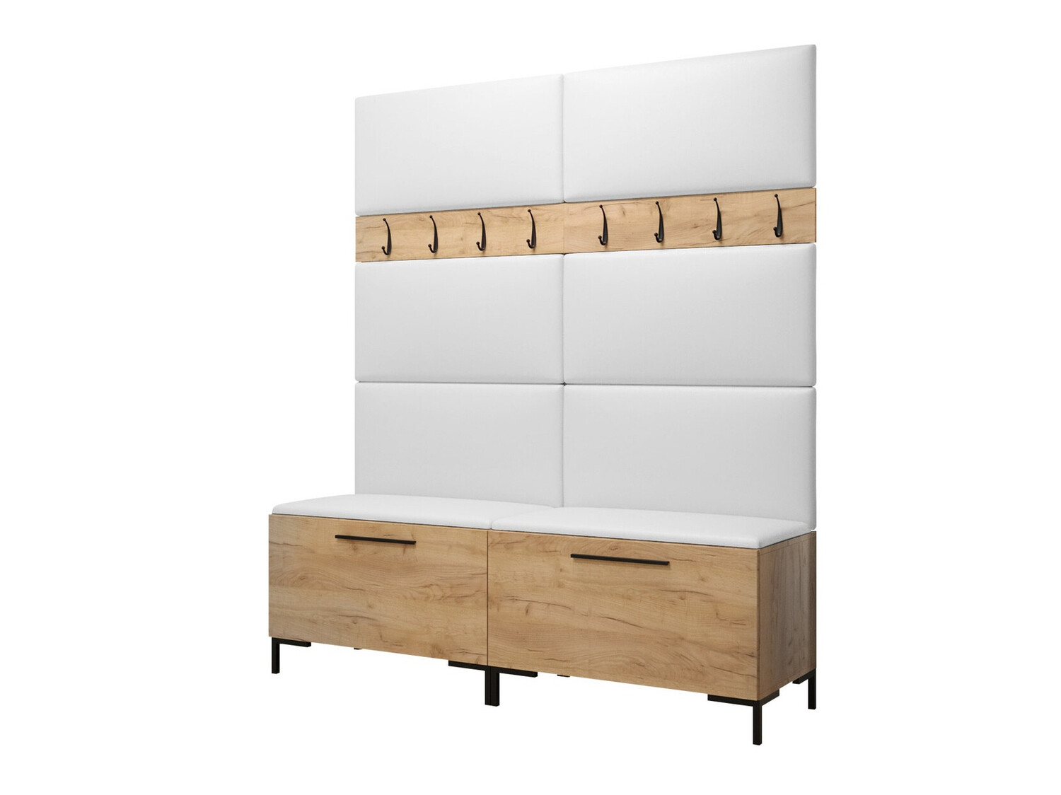 Conjunto para recibidor Nomal II (Cuero ecológico Soft 017)