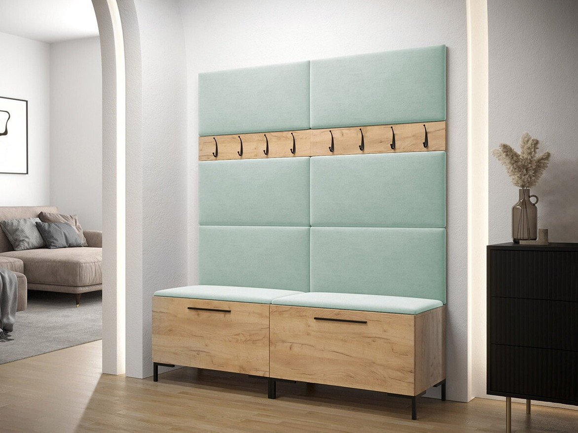 Conjunto para recibidor Tivsoa 101 (Craft roble)