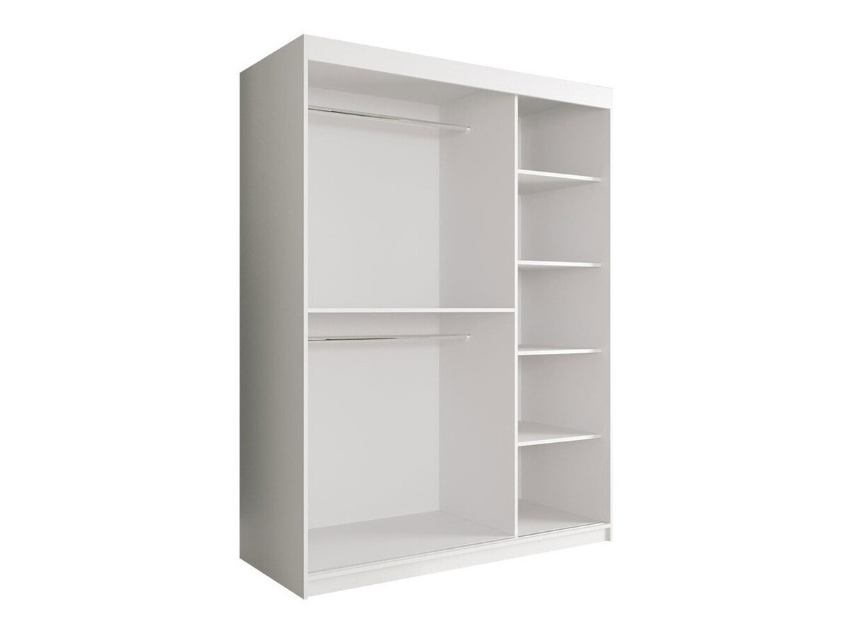 Armario Hartford 242 (Mate blanco + Mármol negro)