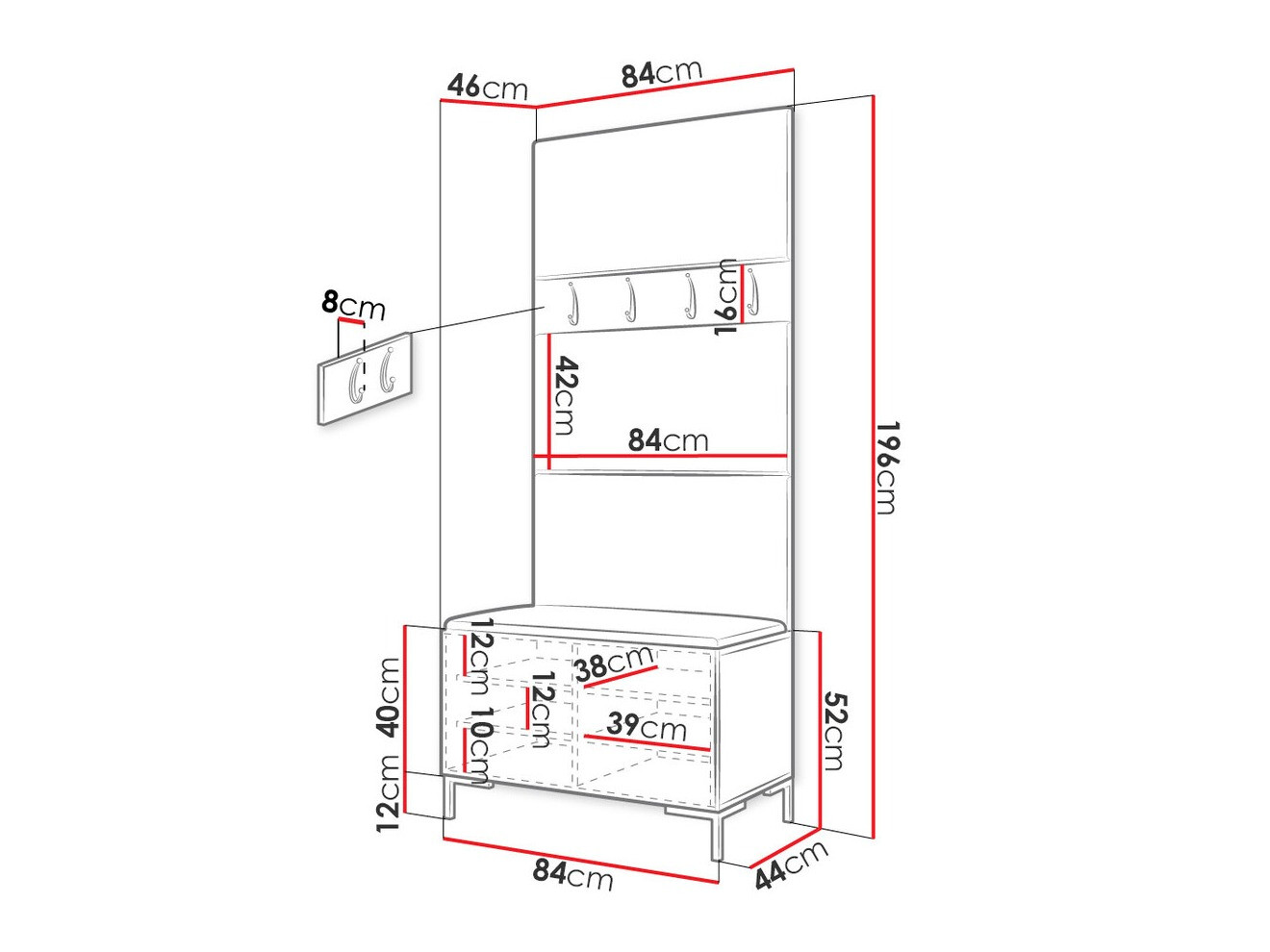 Conjunto para recibidor Nomal III (Manila 09)