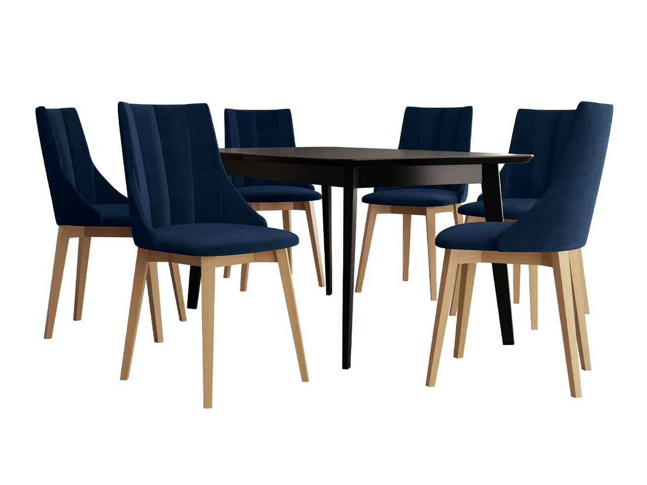 Conjunto de comedor Racine 139 (Marrón + Magic Velvet 2216)