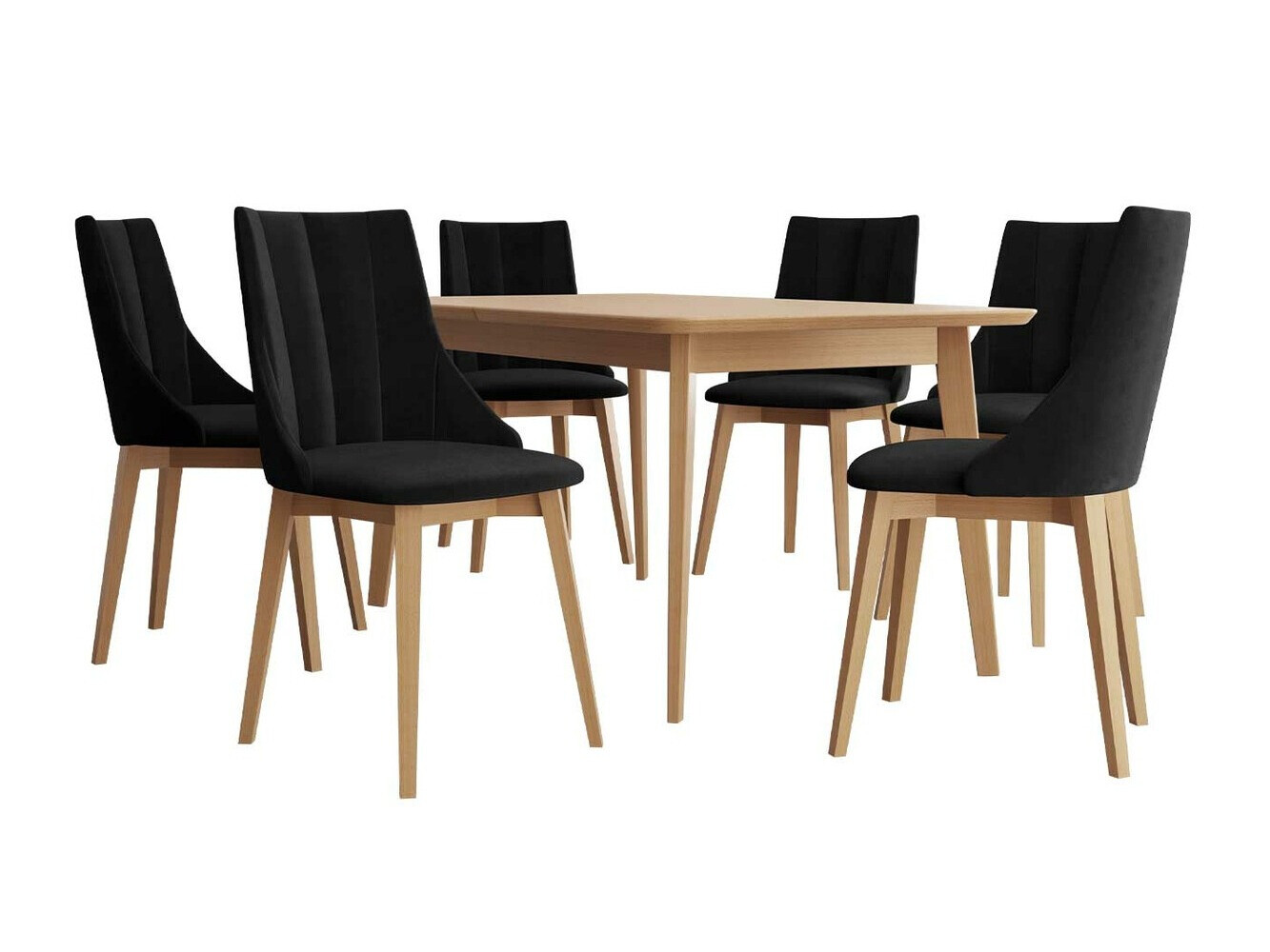 Conjunto de comedor Racine 139 (Marrón + Magic Velvet 2219)