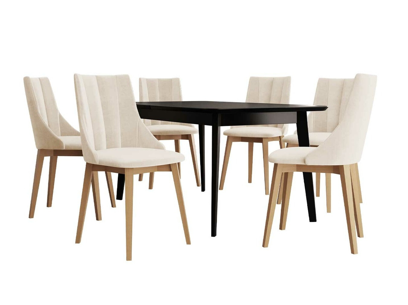 Conjunto de comedor Racine 139 (Marrón + Magic Velvet 2250)