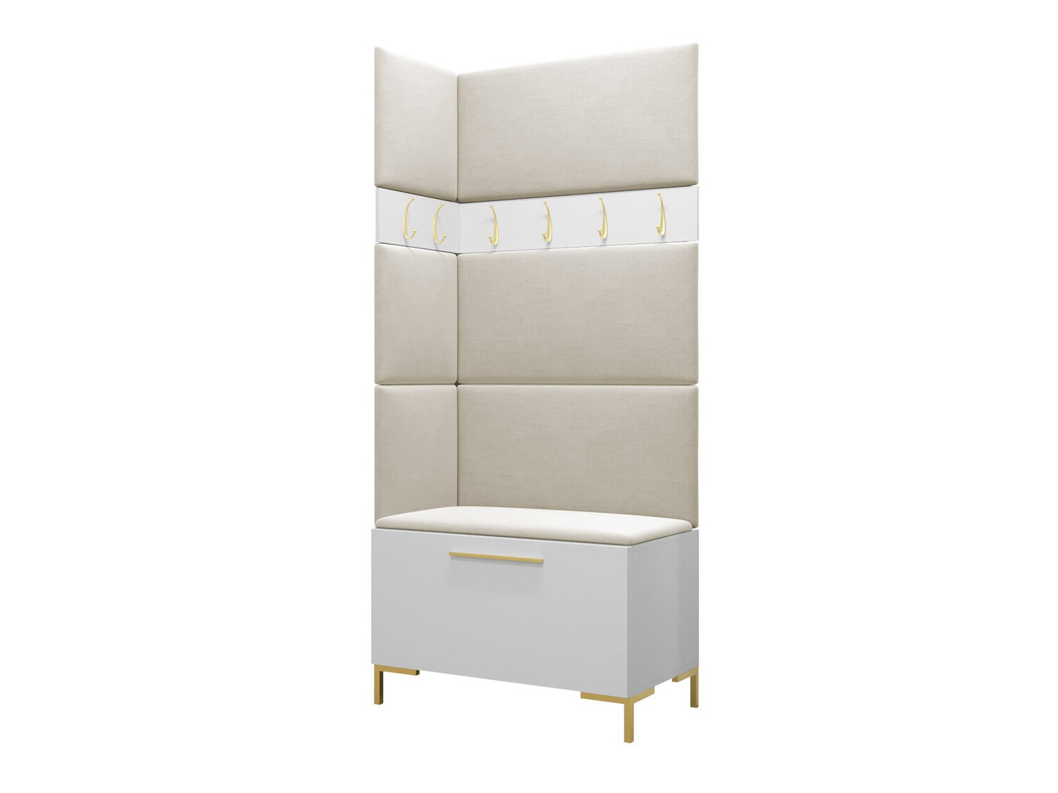 Conjunto para recibidor Nomal IV (Blanco)