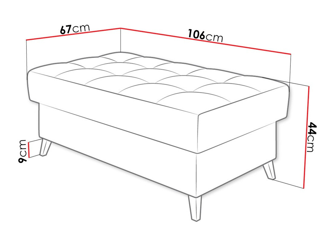Banco tapizado Comfivo Agnus I (Fresh 11)