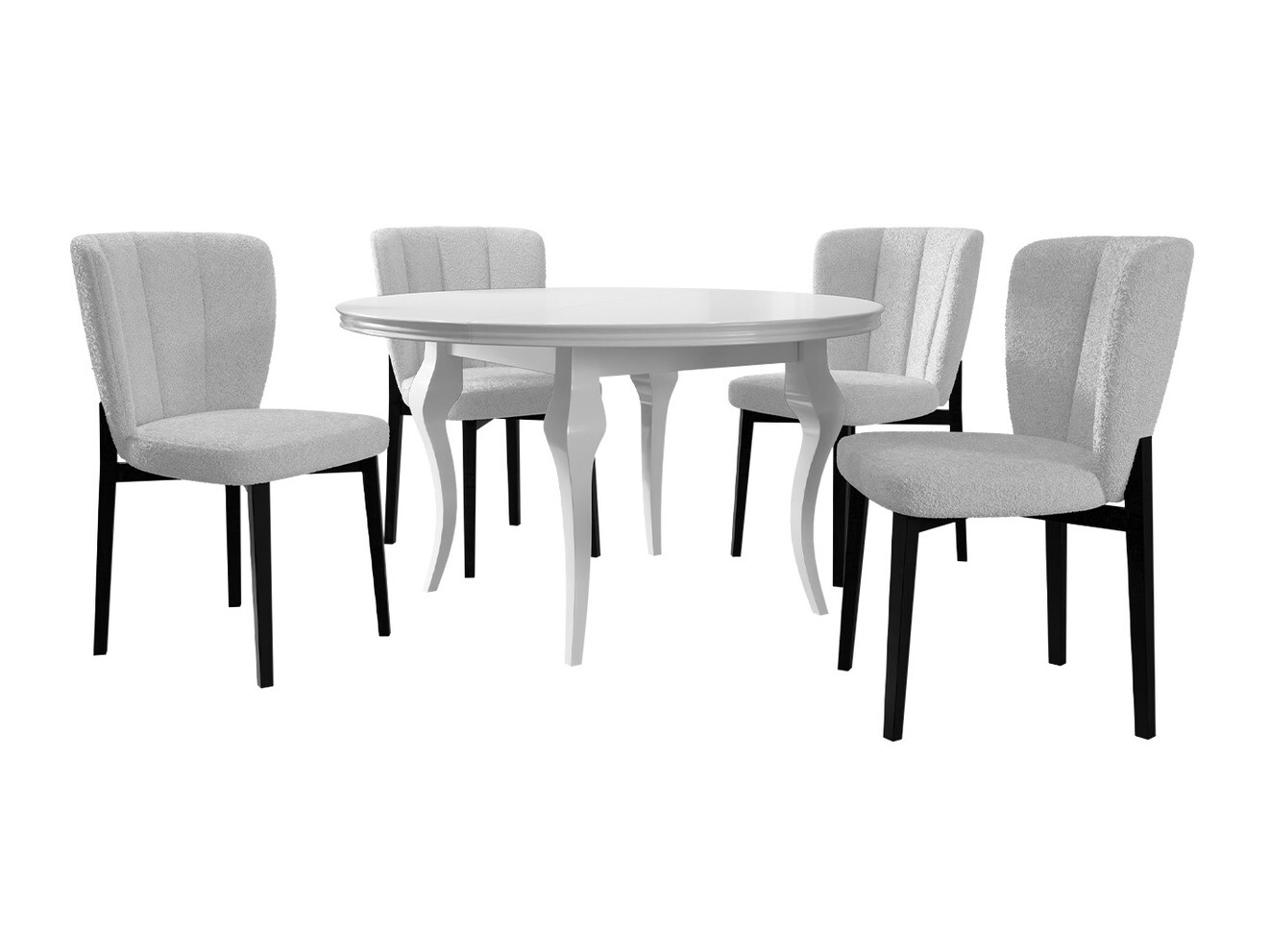Conjunto de mesas y sillas para comedor Racine 140 (Baloo 2085)