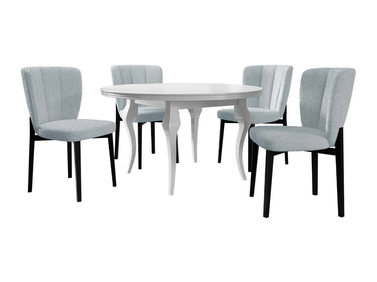 Conjunto de mesas y sillas para comedor Racine 140 (Baloo 2086)