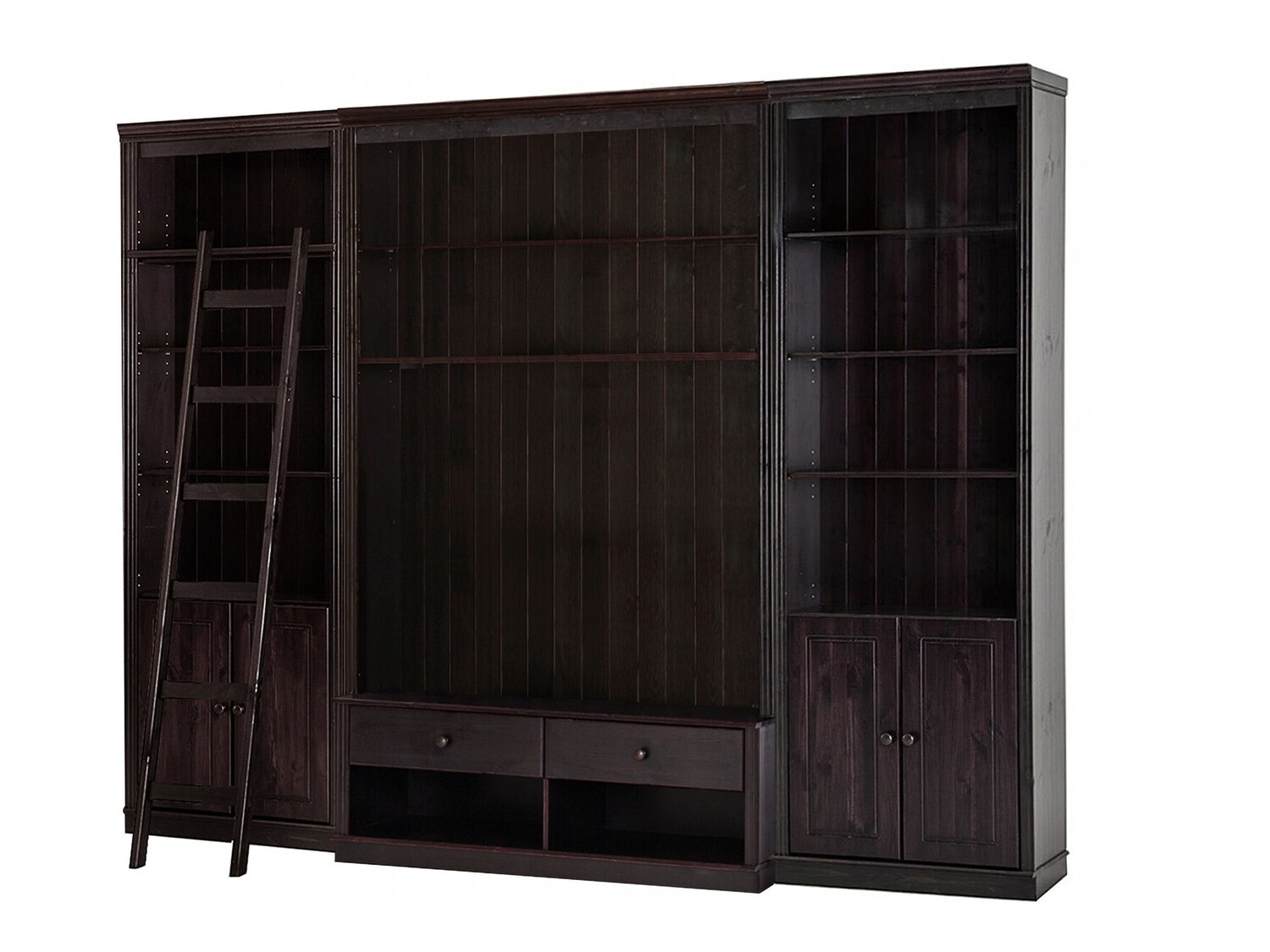 Conjunto de salón Saltoro 107 (Marrón oscuro)