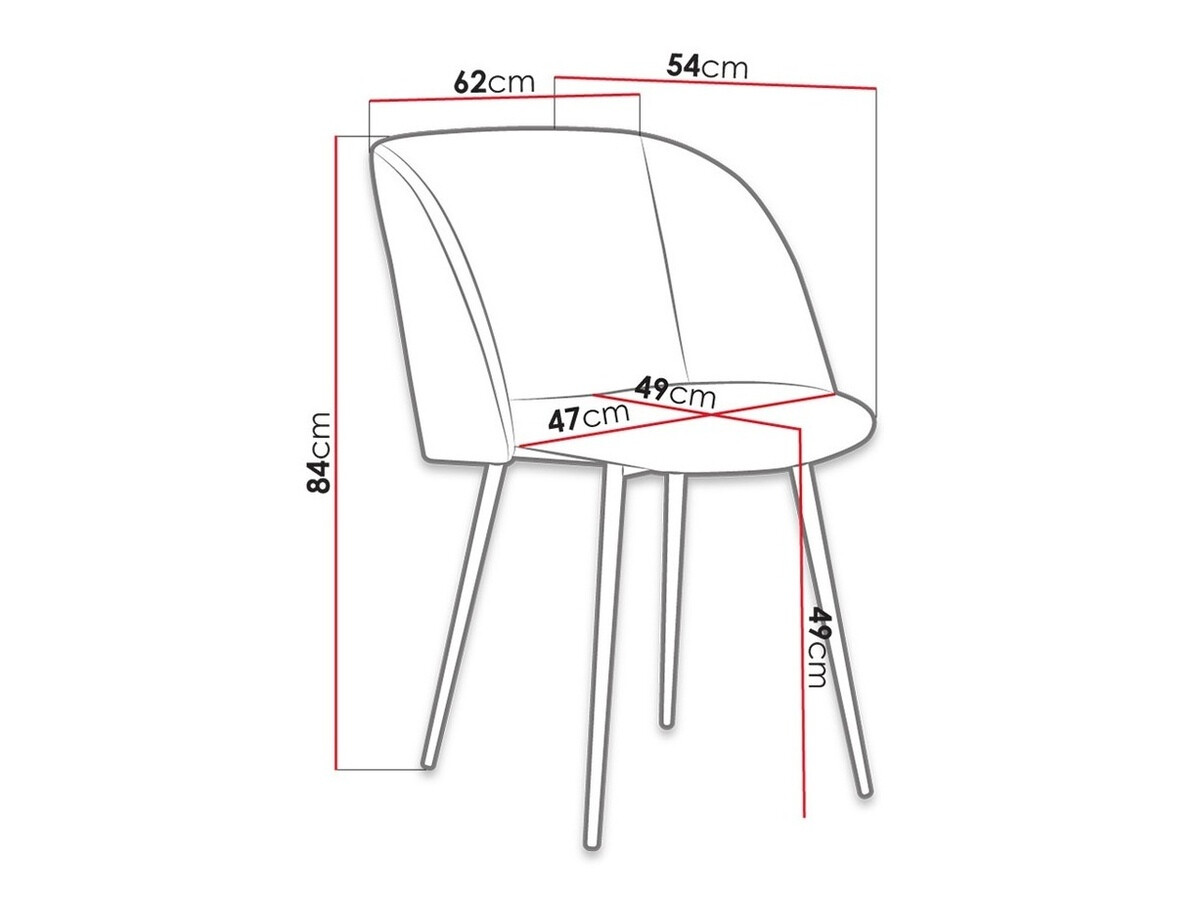 Conjunto de sillas Comfivo 314 (Azul)
