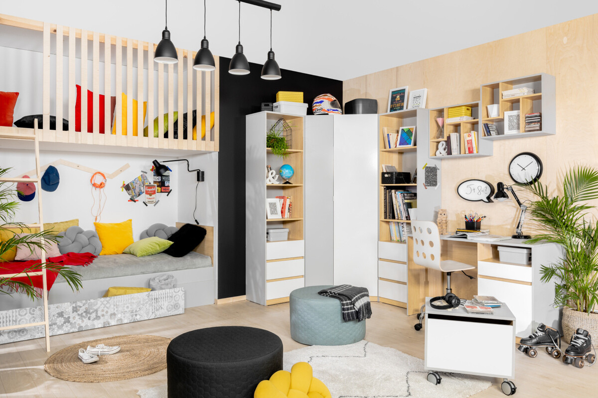 Estantería Nuevaru 108 (Blanco brillante)