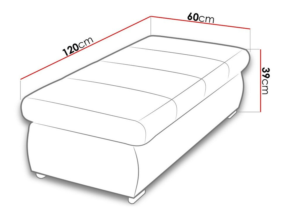 Banco tapizado Comfivo 143 (Soft 029 + Majorka 03)