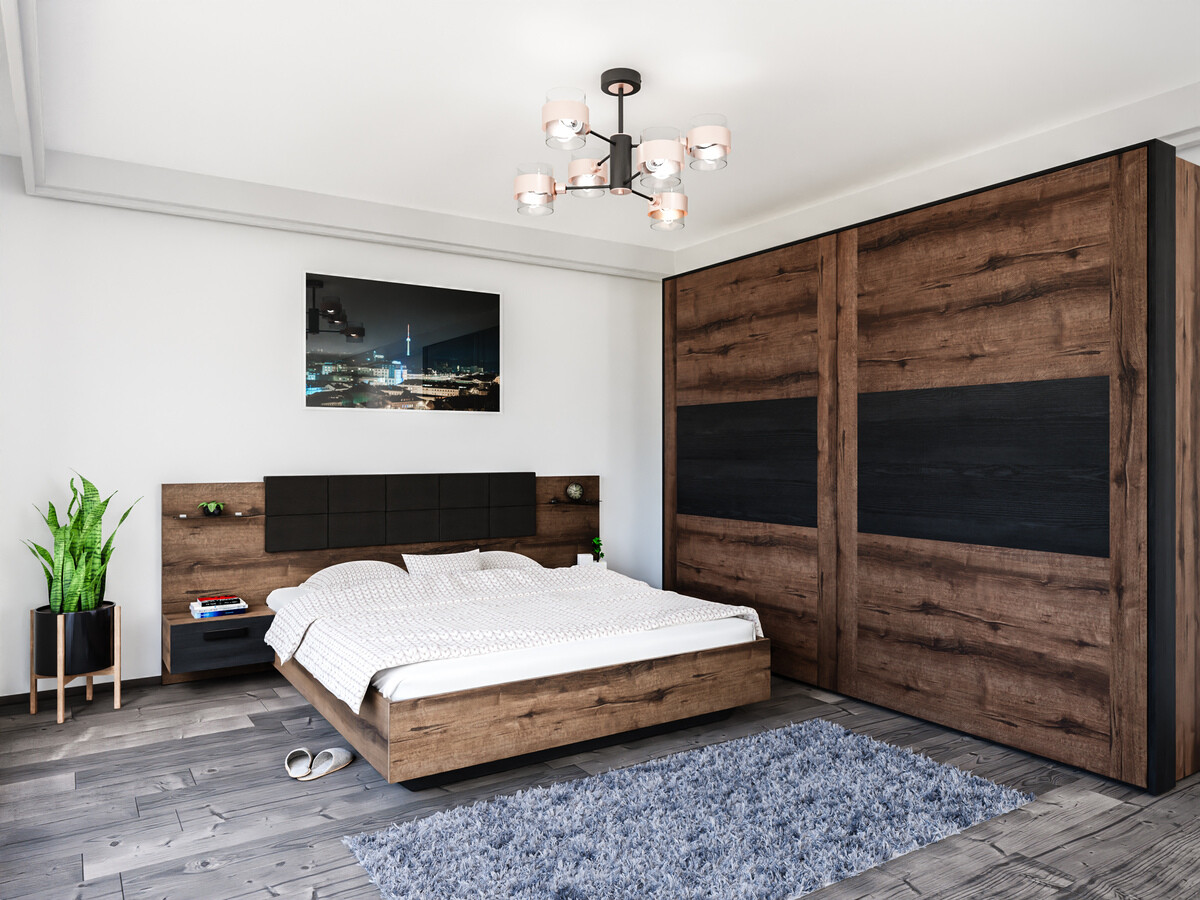 Conjunto de dormitorio Livmoru 121